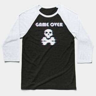 Game Over Glitch Baseball T-Shirt